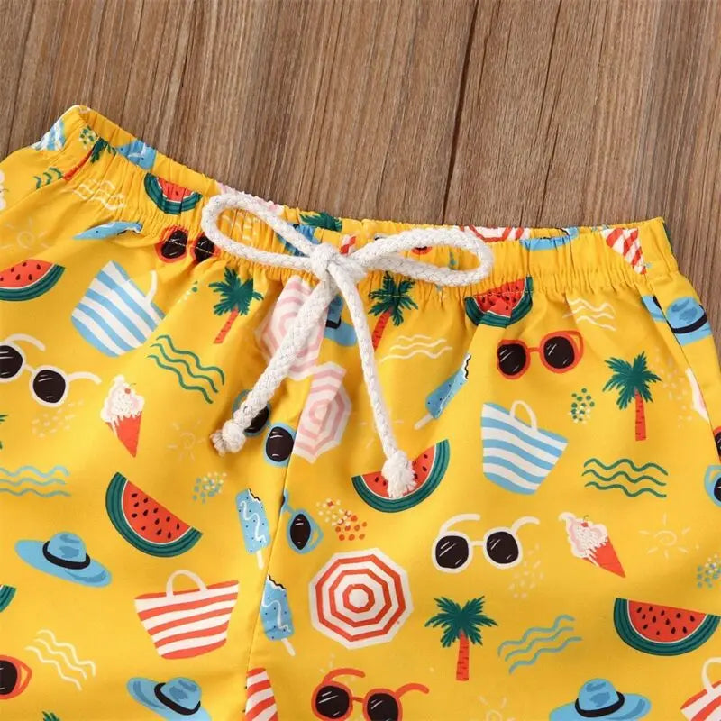 Toddler Kids Boys Girls Swim Shorts Quick Dry Swimming Summer Beach Short Pants 0-4 Years