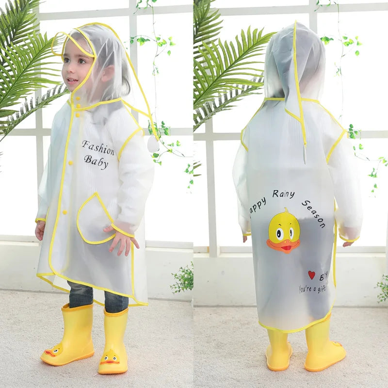 Rain Boots Kids Boy Waterproof Light and Handy Toddler Water Shoes for Girls PVC Rubber Waterproof Kids Cartoon Rain Boots