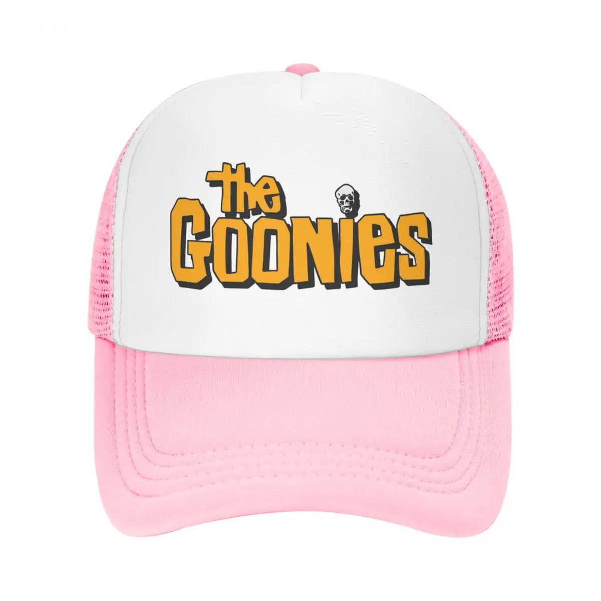The Goonies Logo Mesh Baseball Caps Adult Sport Trucker Worker Cap Dad Hat Snapback Caps Golf Hats High Quality Trucker Hat