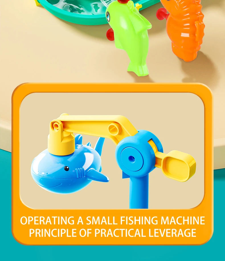 Kids Baby Toys Outdoor Water Table Toy Water Surfing Adventure Water Toys Fishing Toys Summer Parent-child Interaction Game