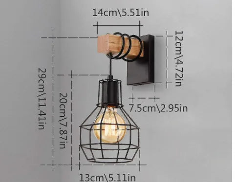 Modern Indoor Wall Light - Decorative Sconce for Bedroom, Living Room & Bathroom - LED Wall Lamp Fixture