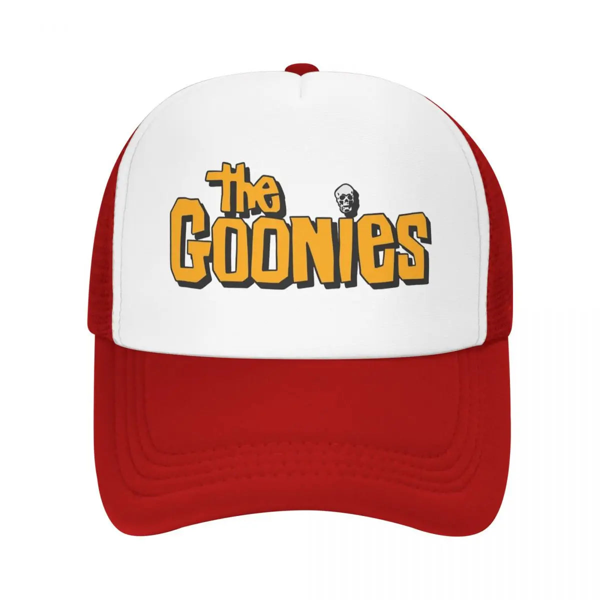 The Goonies Logo Mesh Baseball Caps Adult Sport Trucker Worker Cap Dad Hat Snapback Caps Golf Hats High Quality Trucker Hat