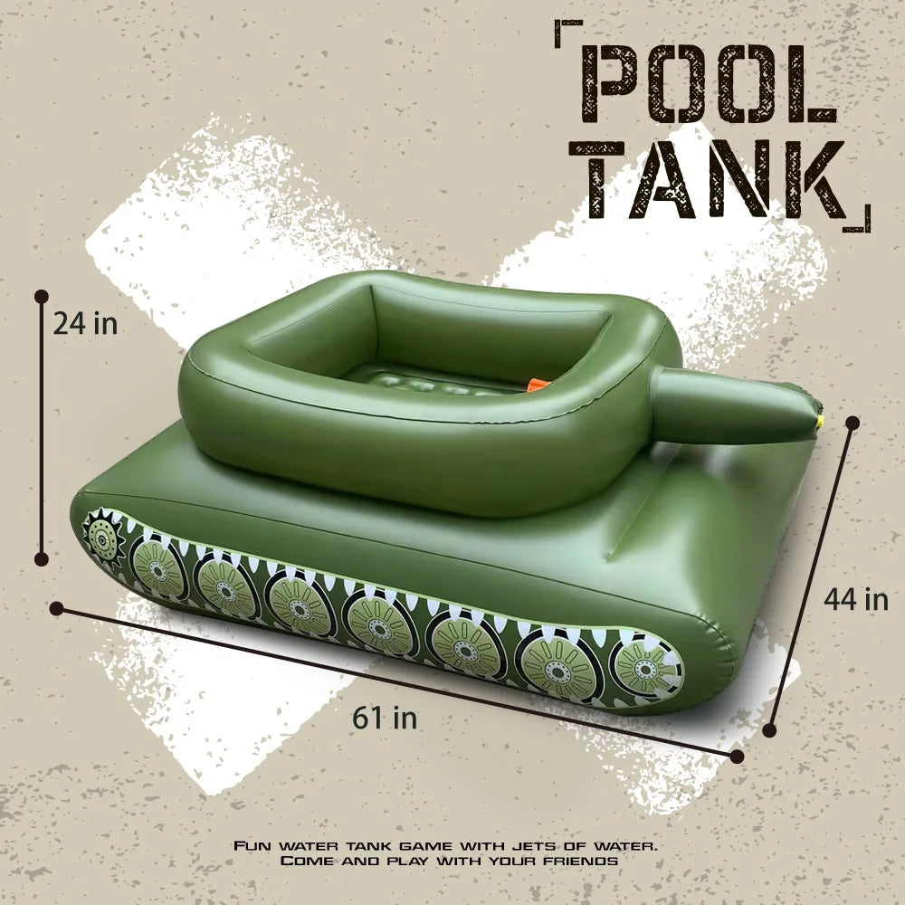PVC water inflatable adult tank/inflatable tank swimming ring inflatable tank seat inflatable Water toys