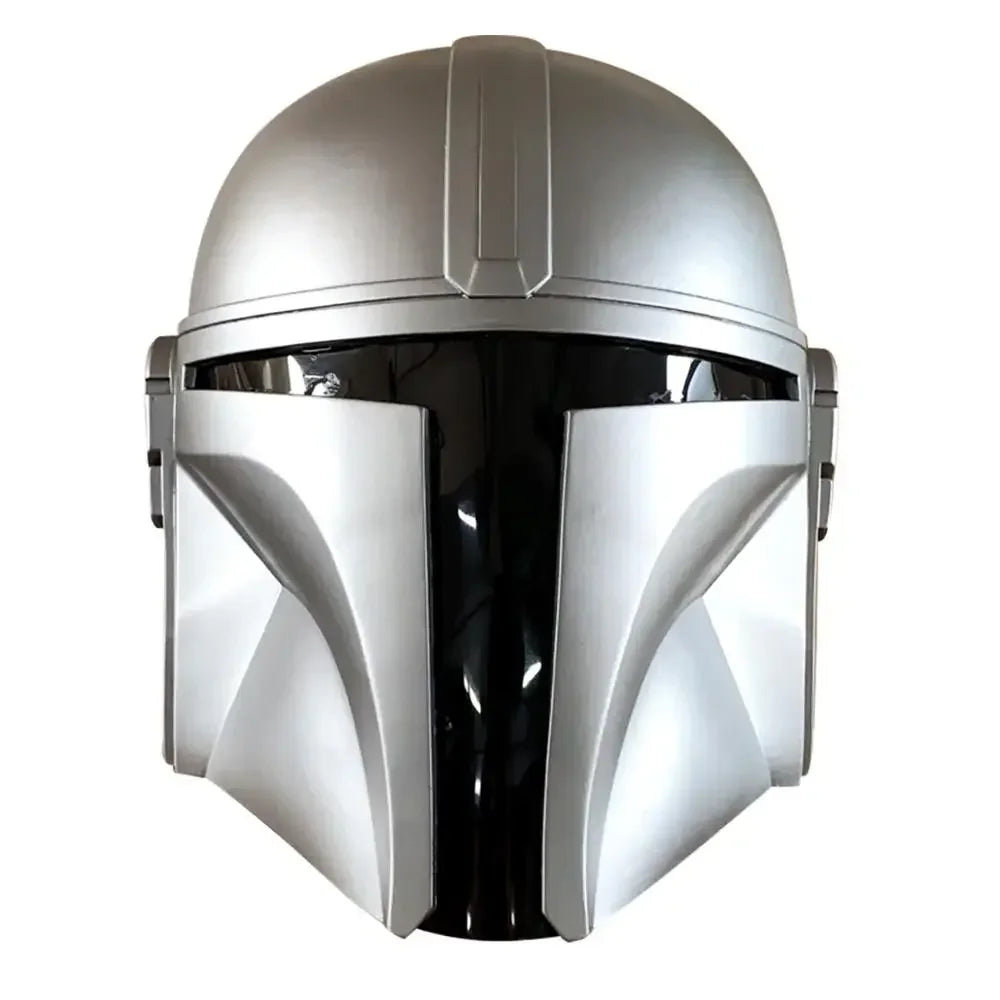 Mandalorian Character Masks Movie Boba Fett Cosplay Mask PVC Helmets Masks Props Halloween Mask Silvery Alien War Helmet Masque