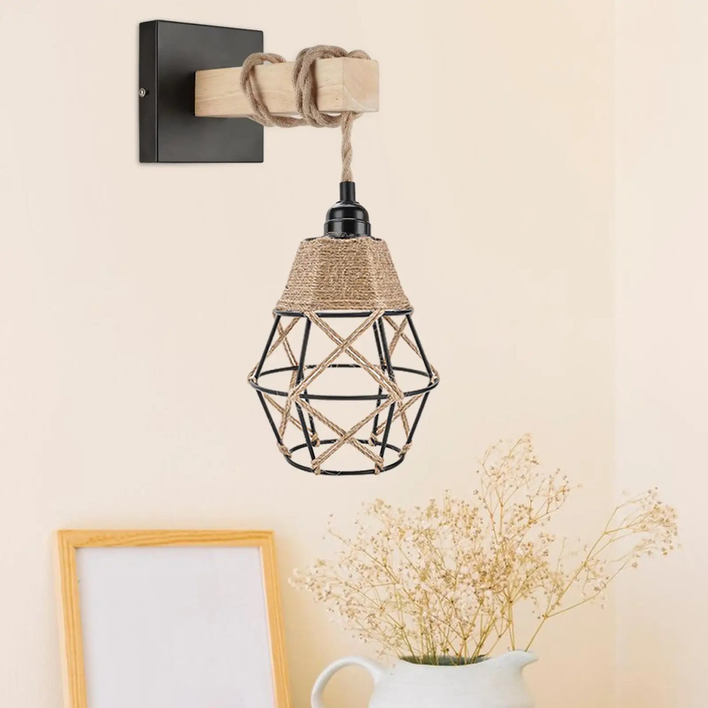 Wall Sconce Wall Mount Lamp Retro Farmhouse Decorative Pendant Light for Hallway Reading Kitchen Restaurant Decoration