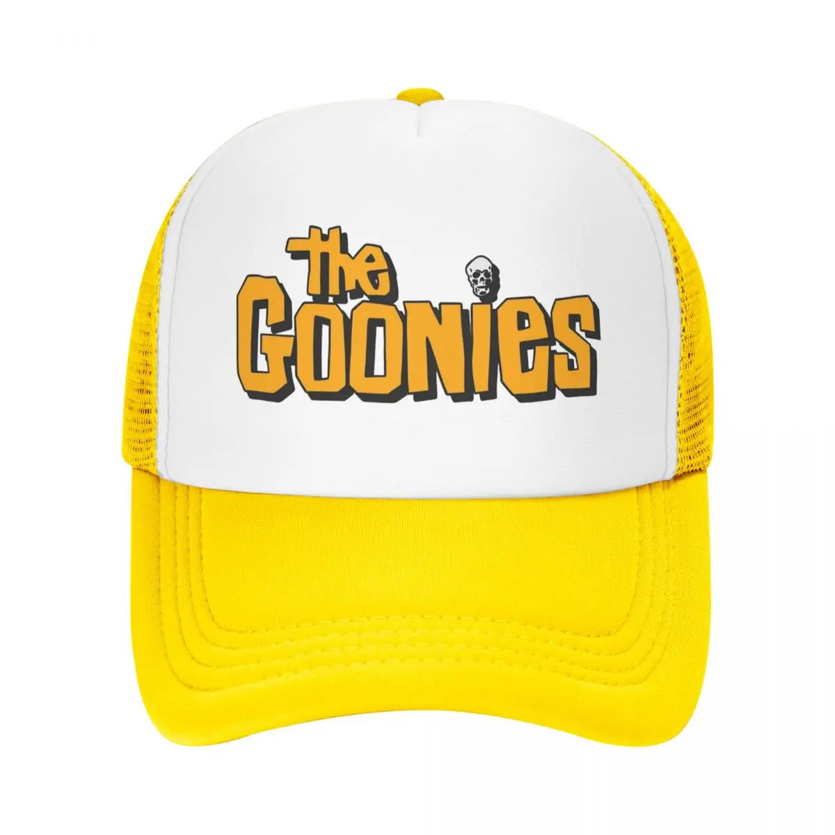 The Goonies Logo Mesh Baseball Caps Adult Sport Trucker Worker Cap Dad Hat Snapback Caps Golf Hats High Quality Trucker Hat
