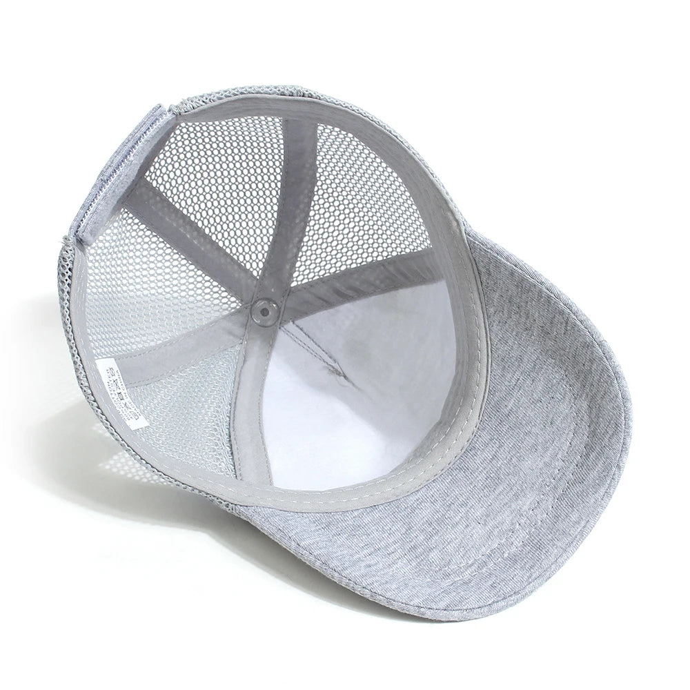 Lovely Kids Trucker Ball Cap Outdoor Leisure Duck Cap Solid Color Curved Brim Sun Hat Baseball Cap 7 colors