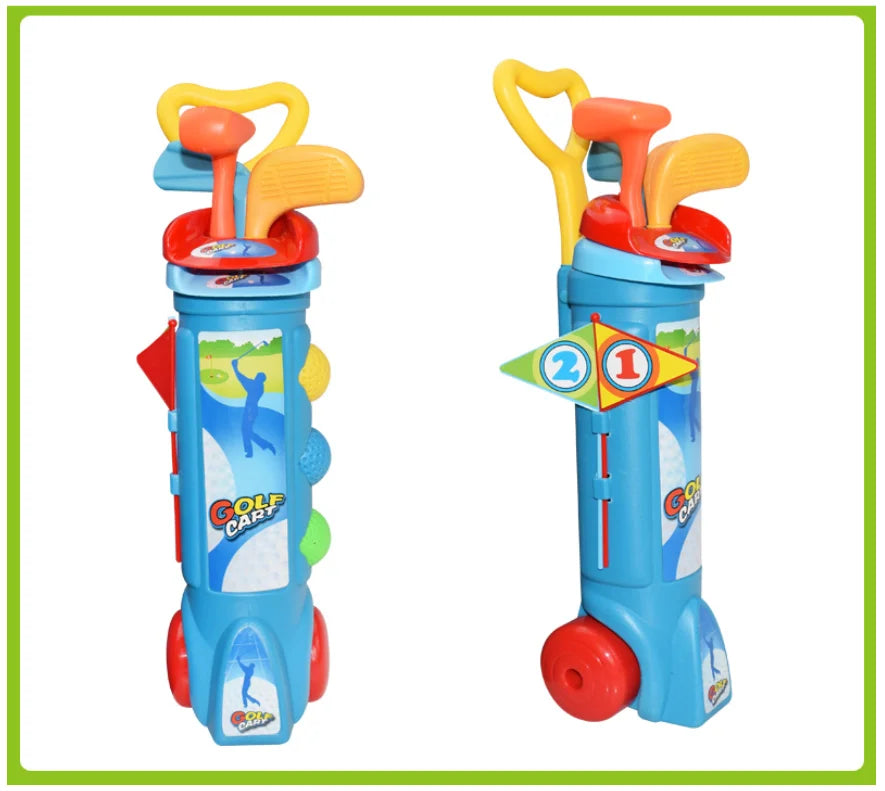 Toddler Golf Set, Children Minigolf Play Sport Game Practice Indoor and Outdoor Sports Fitness Ball Outdoor Toys for Boys Girls