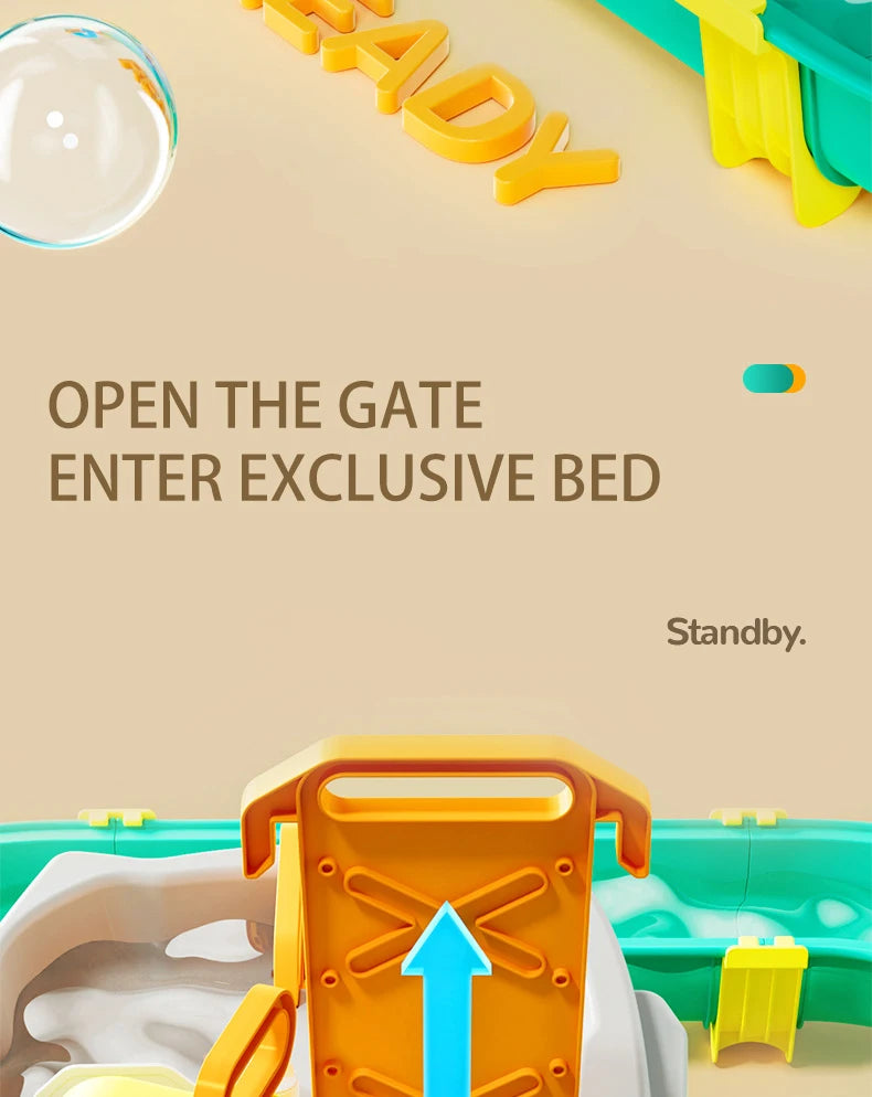 Kids Baby Toys Outdoor Water Table Toy Water Surfing Adventure Water Toys Fishing Toys Summer Parent-child Interaction Game