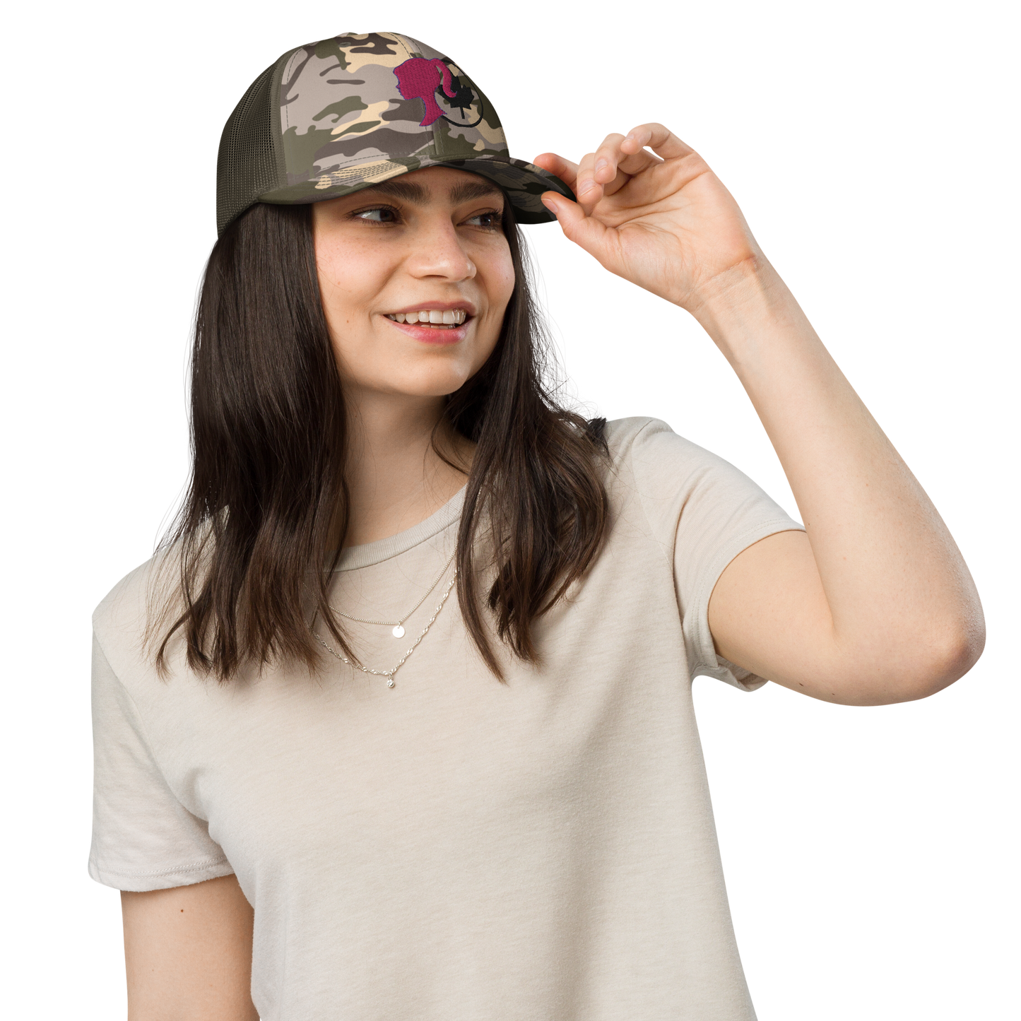 Camouarbie trucker-cap