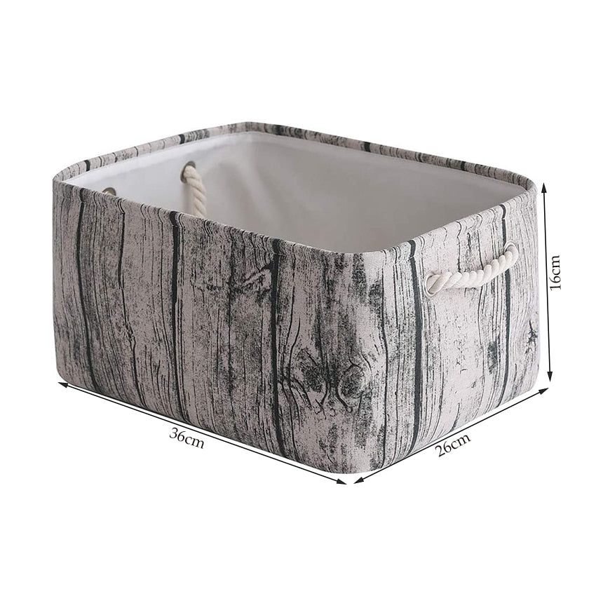 Cotton Linen Folding Storage Baskets.
-Kids Toys Organizer
-Clothes
-Sundries
-Storage Box
-Cabinet Storage Bag
- Laundry Basket