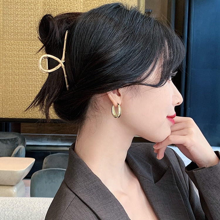 Hoop Earrings.
- Korean Jewelry
- Daily Wear Earrings