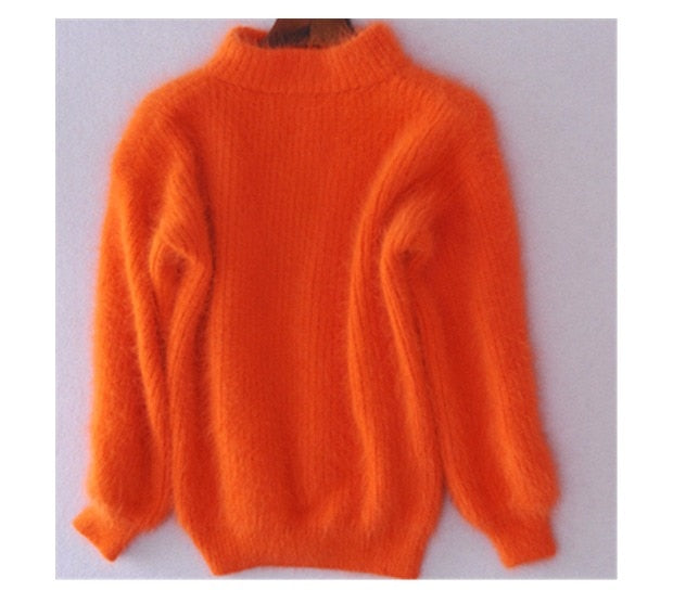 "Mohair"
-Thicken Turtleneck
-Fashion Lantern Sleeve
-Pullover