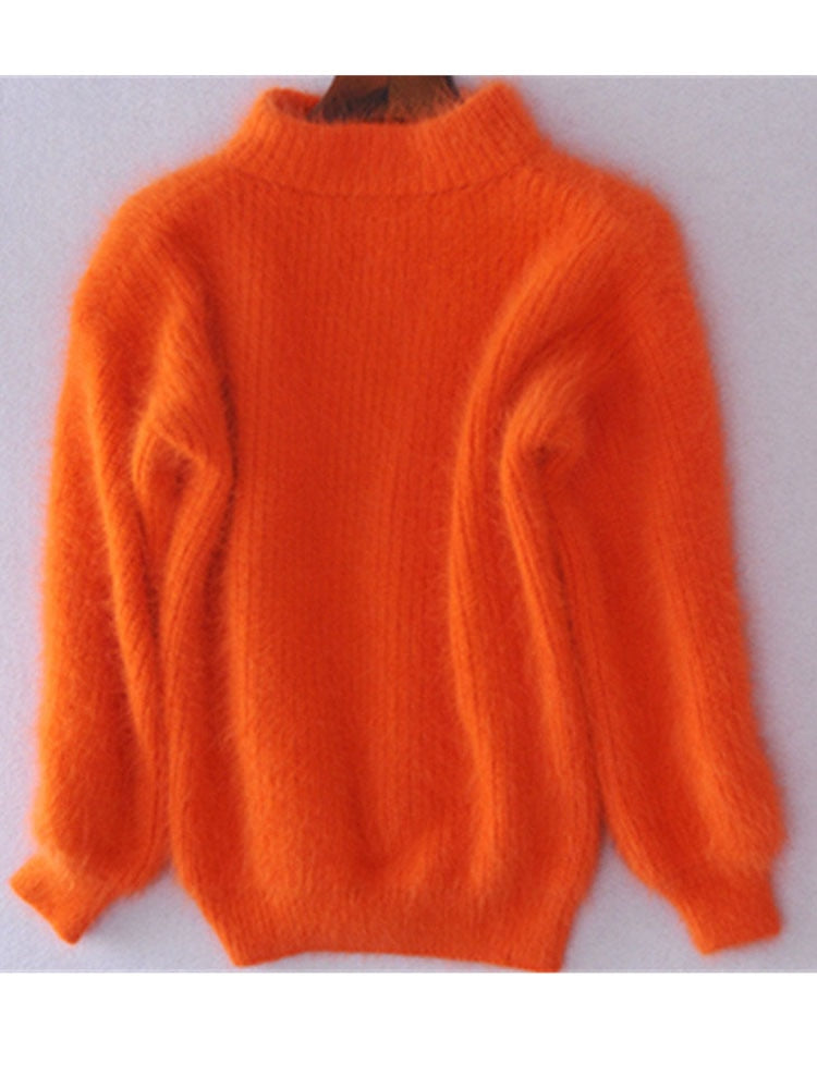 "Mohair"
-Thicken Turtleneck
-Fashion Lantern Sleeve
-Pullover