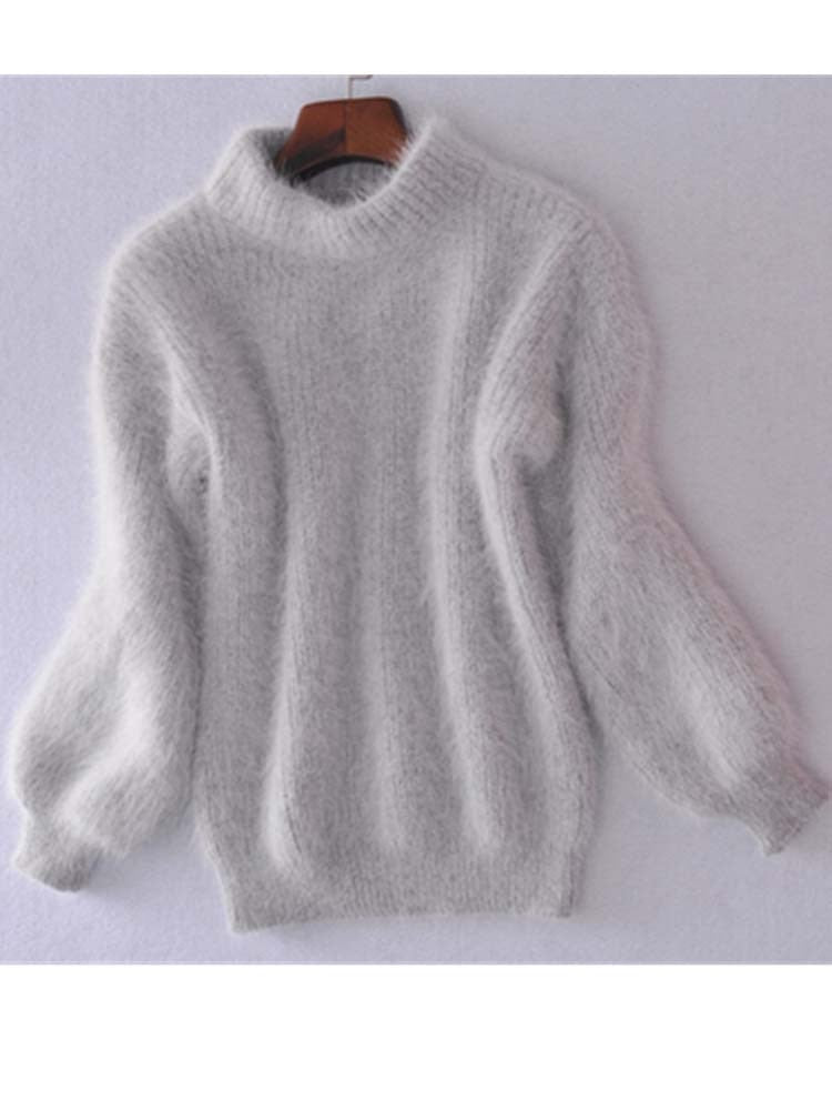 "Mohair"
-Thicken Turtleneck
-Fashion Lantern Sleeve
-Pullover