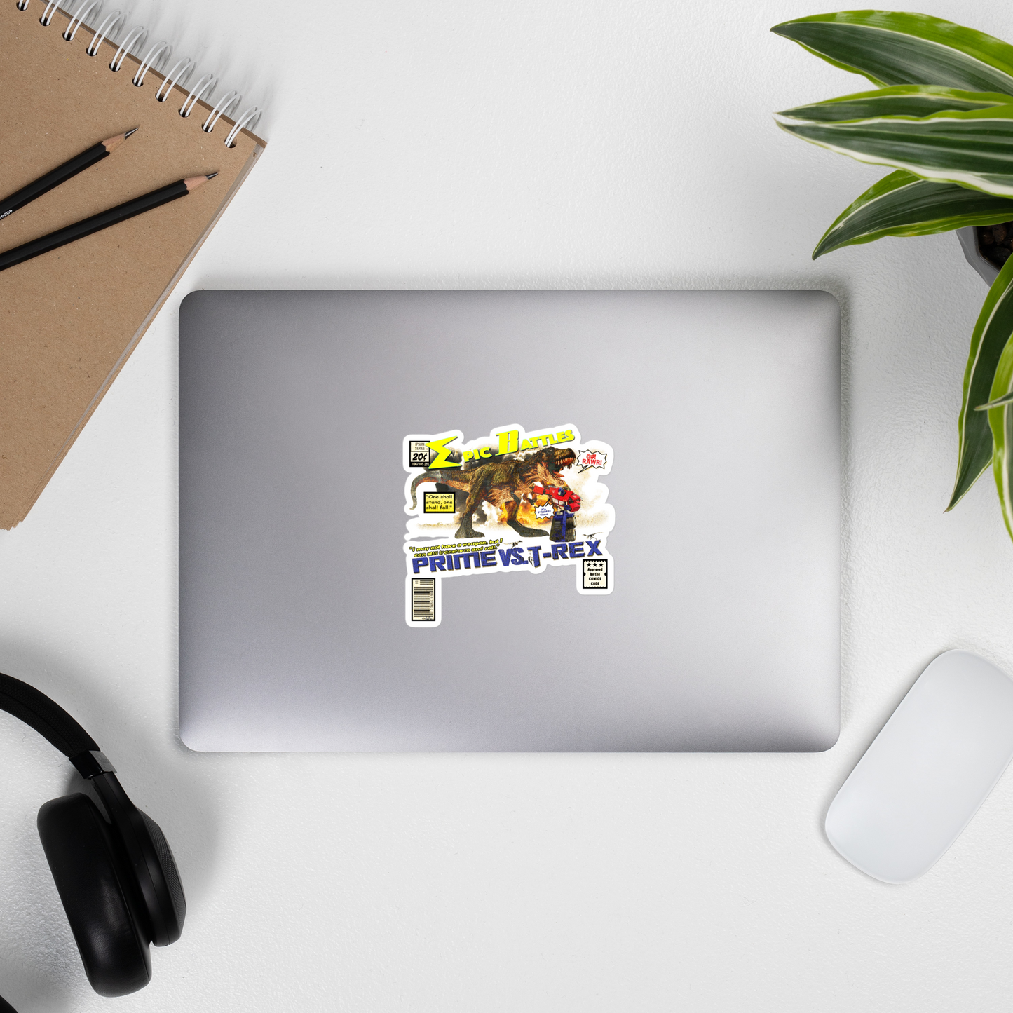 (Retro-vers) Prime vs Trex stickers