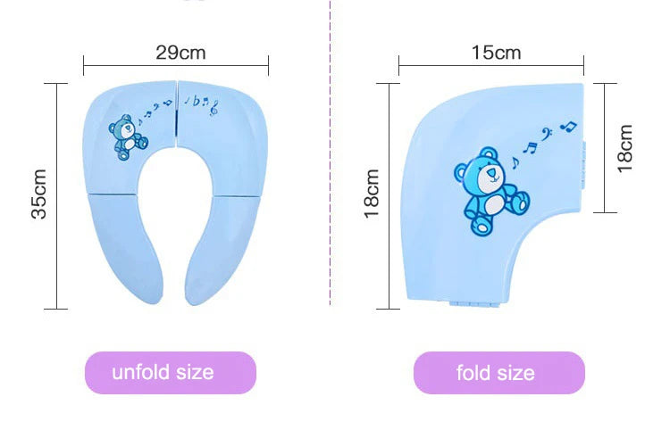 Baby Travel Folding Potty Seat toddler portable Toilet Training seat children urinal cushion children pot chair pad /mat