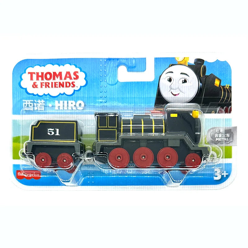 In stock Thomas & Friends Trackmaster Train Plush Along Boys Toy 1/43 Diecast Bruno Gordon Nia Hiro Crane Kana Diesel Model Gift