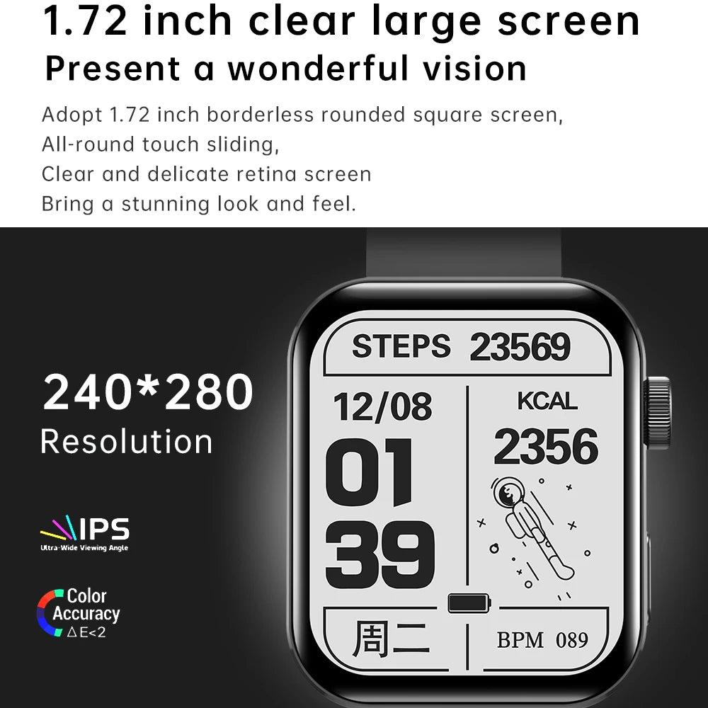 Xiaomi Fashion Smart Watch Women Sport Fitness Tracker Smartwatch Bluetooth Call Waterproof Women's Watch Men's Smart Bracelet