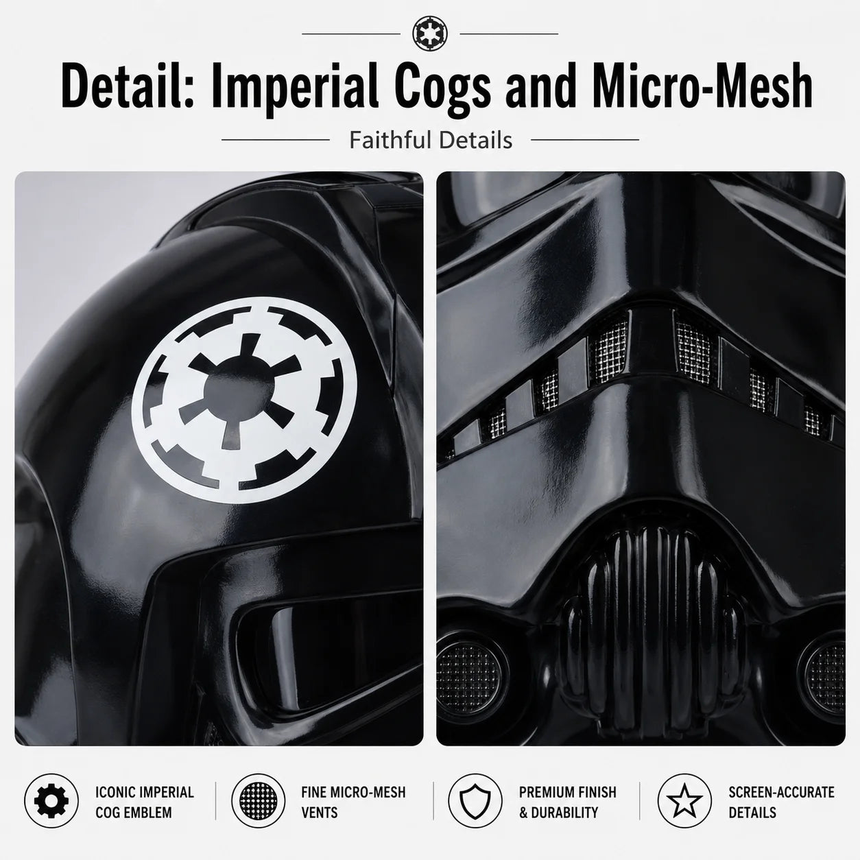 SW star Series Resin Mask wars 2MAY-RD Imperial Fighter Pilot Helmet Costume Props for Adult Halloween Role Play Mask Gift TK049