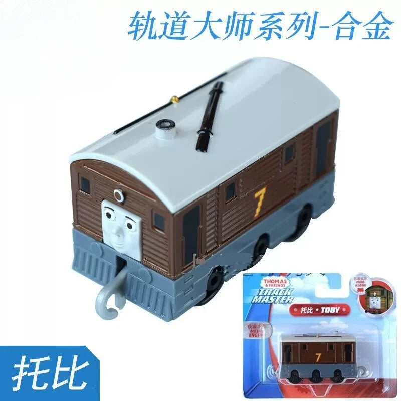 In stock Thomas & Friends Trackmaster Train Plush Along Boys Toy 1/43 Diecast Bruno Gordon Nia Hiro Crane Kana Diesel Model Gift