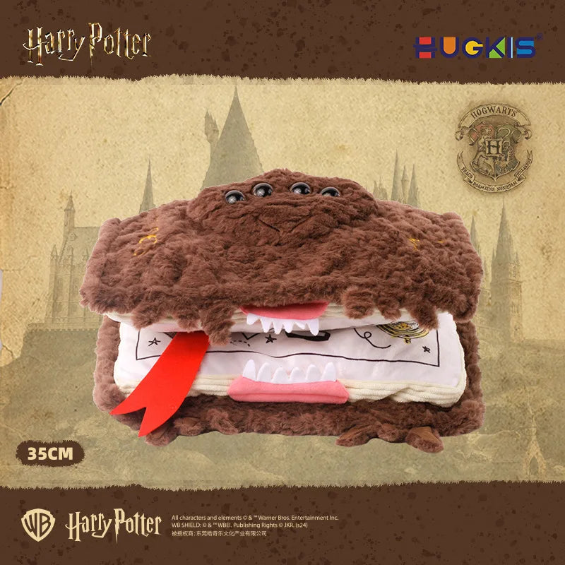 Hugkis Harry Potter Monster Book Plush Toy Plush Pillow Pendant Magic School Decor Collectible For Adult Fans Holiday Gifts