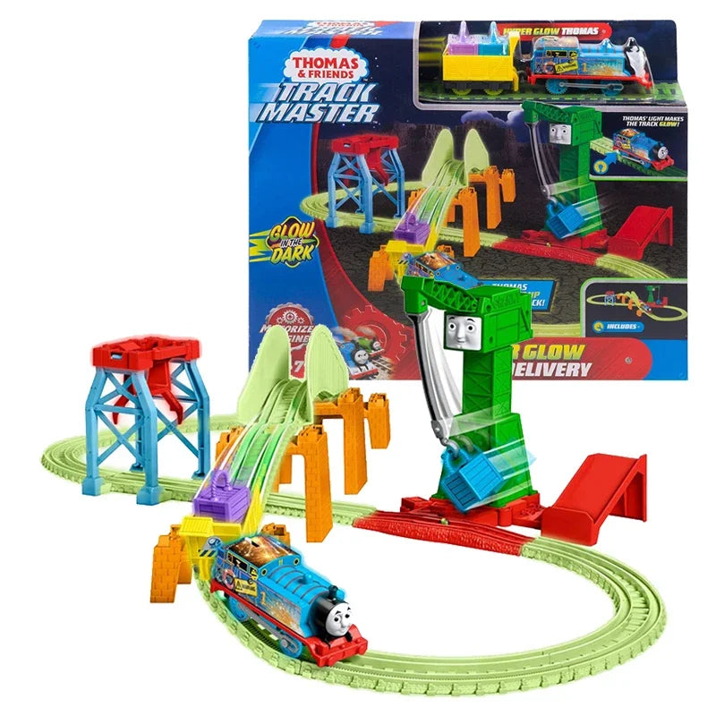 Original Thomas and Friends Thomas Glarabel Anne Train Track Master Series 3 in 1 Track Adventure Set Boy Toy Gifts GPD88 GGL75