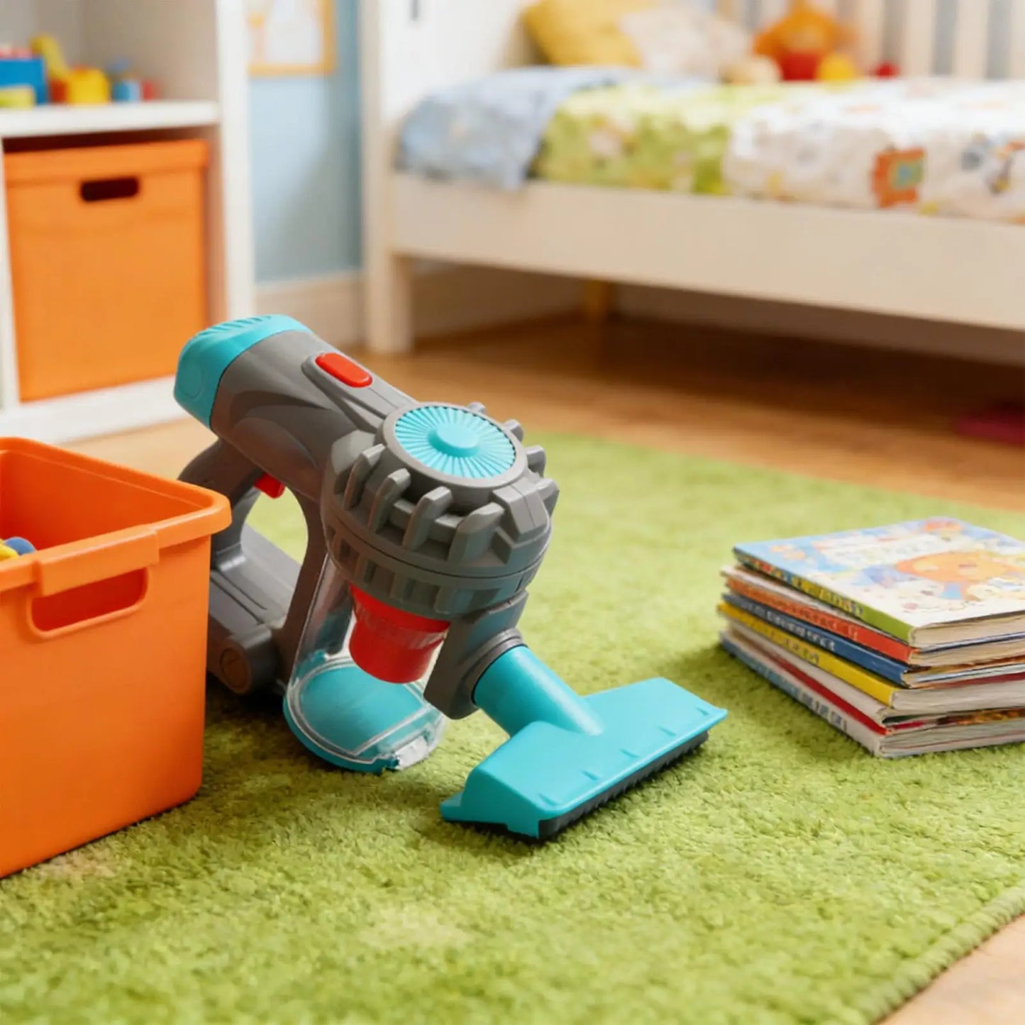 Kids Electric Vacuum Cleaner Toy Set Housekeeping Role Play Simulation Educational Toys for Toddlers Perfect Gift for Girls Boys