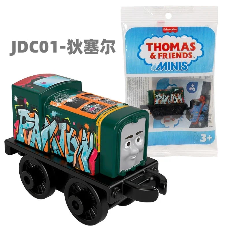 Original Thomas & Friends Train Minis Toys for Boys Diecast Railway Vehicles Hiro Rebecca Spencer Diesel Models Birthday Gift