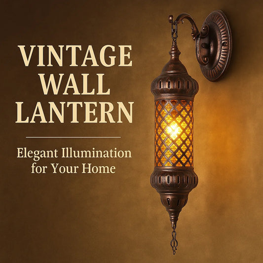 Moroccan glass wall lamp - oriental style vintage wall lamp arabesque lantern wall lamp for hallway, bedroom, café decoration