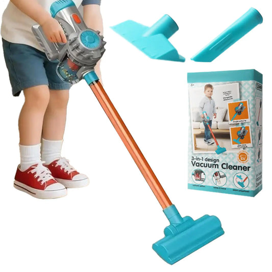 Kids Electric Vacuum Cleaner Toy Set Housekeeping Role Play Simulation Educational Toys for Toddlers Perfect Gift for Girls Boys