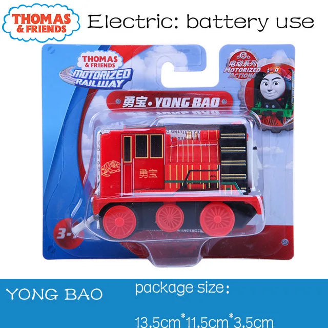 Original Electronal Thomas and Friends Electric Track Master 1:43 Trains Motor Metal Models Locomotive Toys Duck Percy James Nia