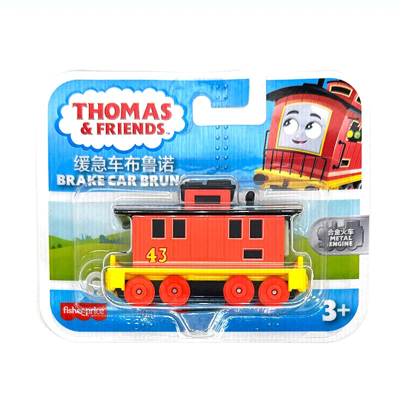 In stock Thomas & Friends Trackmaster Train Plush Along Boys Toy 1/43 Diecast Bruno Gordon Nia Hiro Crane Kana Diesel Model Gift