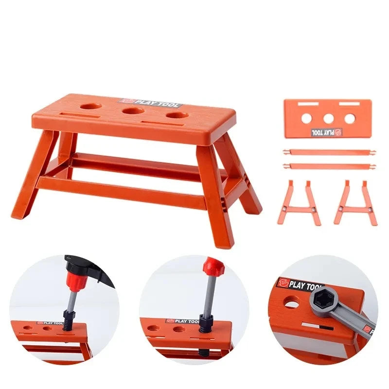 Children Toy Tool Kits Engineer Simulated Repair Tool Set Electric Drill Screwdriver Play House Toy Christmas Gift for Boys Kids