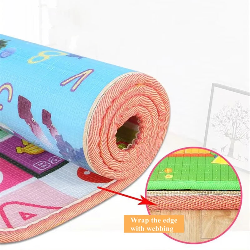 Folding Mat Carpet Rug Playmat Crawling Play Mats 200x180/180x150/180x120cm Play Mat for Children's Thick Safety Mat Friendly
