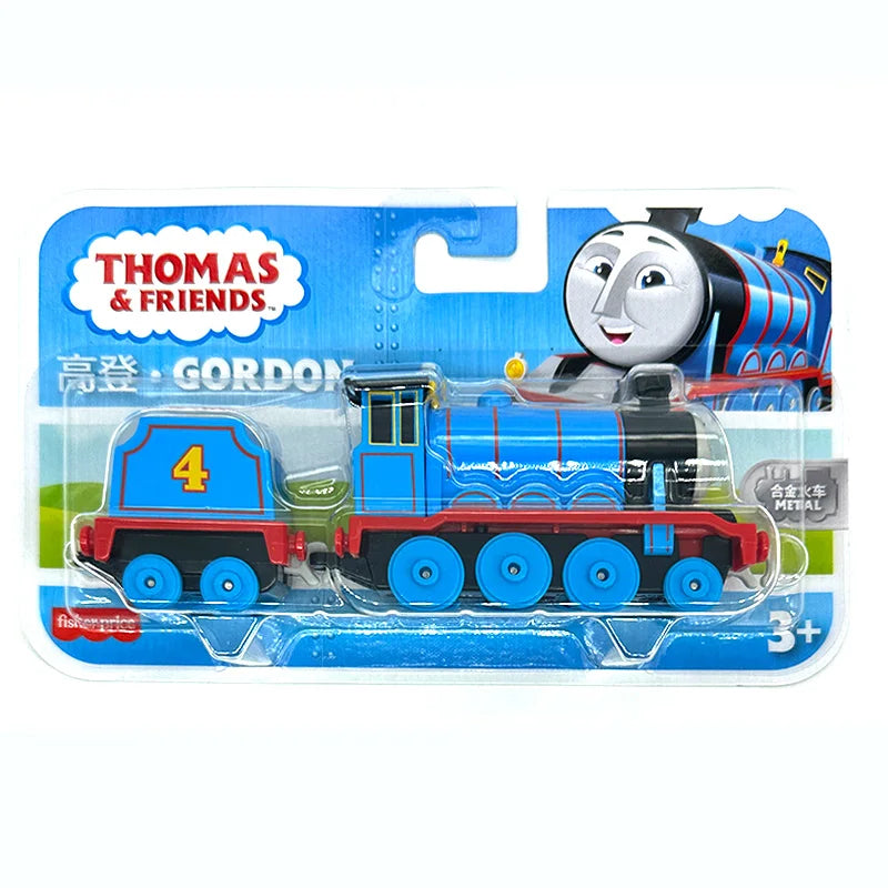 In stock Thomas & Friends Trackmaster Train Plush Along Boys Toy 1/43 Diecast Bruno Gordon Nia Hiro Crane Kana Diesel Model Gift