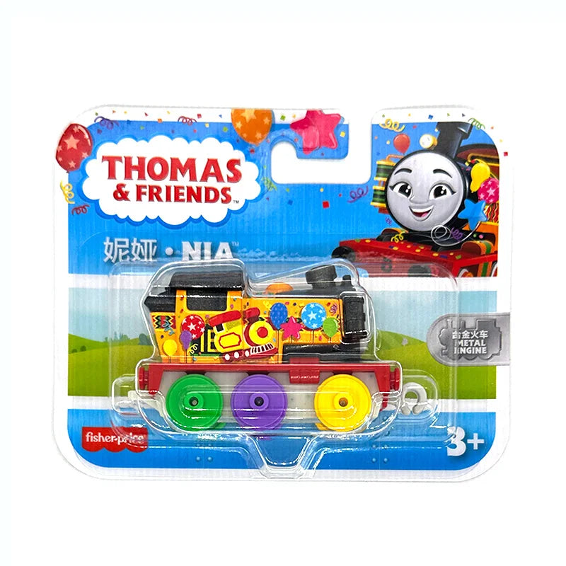 In stock Thomas & Friends Trackmaster Train Plush Along Boys Toy 1/43 Diecast Bruno Gordon Nia Hiro Crane Kana Diesel Model Gift