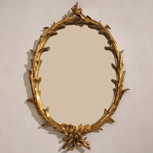 Elegant House Wall Mirrors Hanging Shower Baroque Office Decorative Mirror Luxury Irregular Espelho Adesivo De Parede Decoration