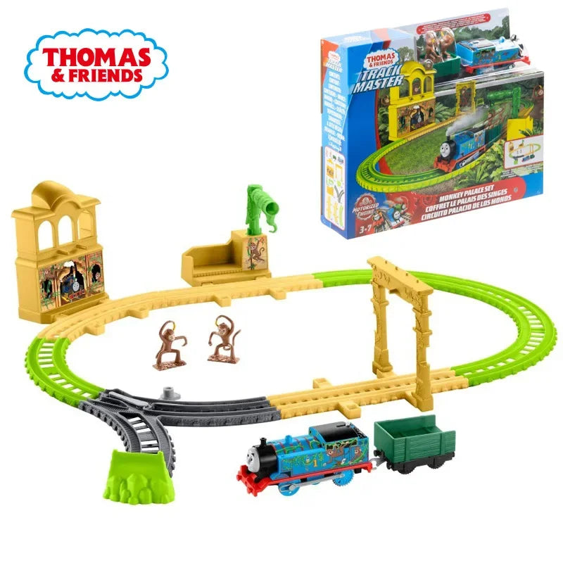 Original Thomas and Friends Thomas Glarabel Anne Train Track Master Series 3 in 1 Track Adventure Set Boy Toy Gifts GPD88 GGL75