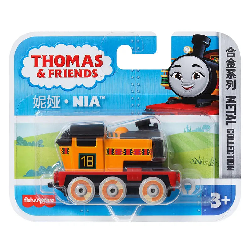 In stock Thomas & Friends Trackmaster Train Plush Along Boys Toy 1/43 Diecast Bruno Gordon Nia Hiro Crane Kana Diesel Model Gift