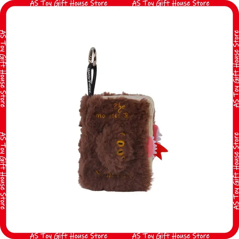 Hugkis Harry Potter Monster Book Plush Toy Plush Pillow Pendant Magic School Decor Collectible For Adult Fans Holiday Gifts