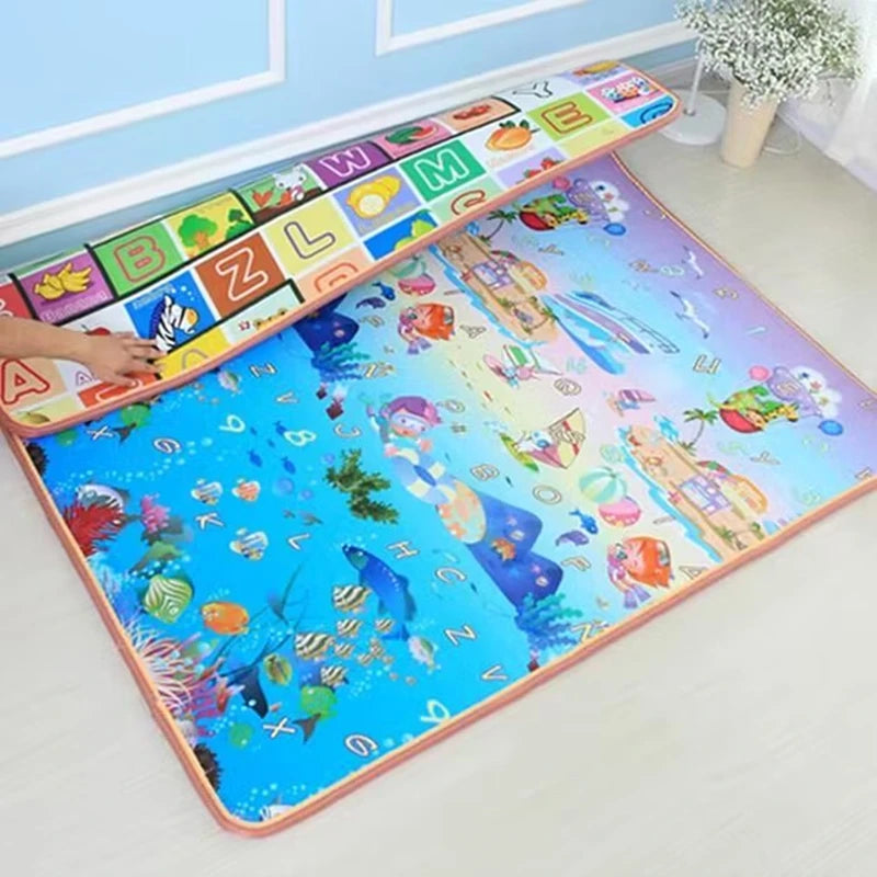 Folding Mat Carpet Rug Playmat Crawling Play Mats 200x180/180x150/180x120cm Play Mat for Children's Thick Safety Mat Friendly