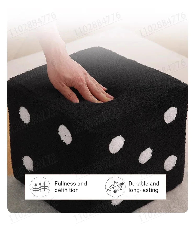 Changing Shoes Stool Home Doorway Living Room Low Bench Dice Stool Creative Children's Sieve Sofa Foot