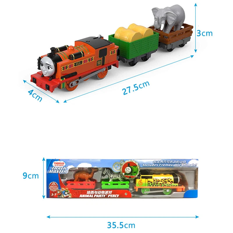 Original Electronal Thomas and Friends Electric Track Master 1:43 Trains Motor Metal Models Locomotive Toys Duck Percy James Nia
