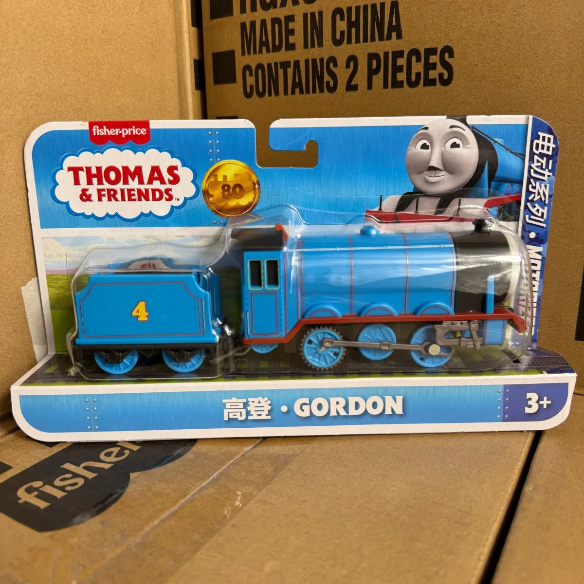 Original Thomas & Friends 80th Anniversary Trians Electric Motorized Engine Nia Percy James Hiro Ashima Toys for Boy Crane Model