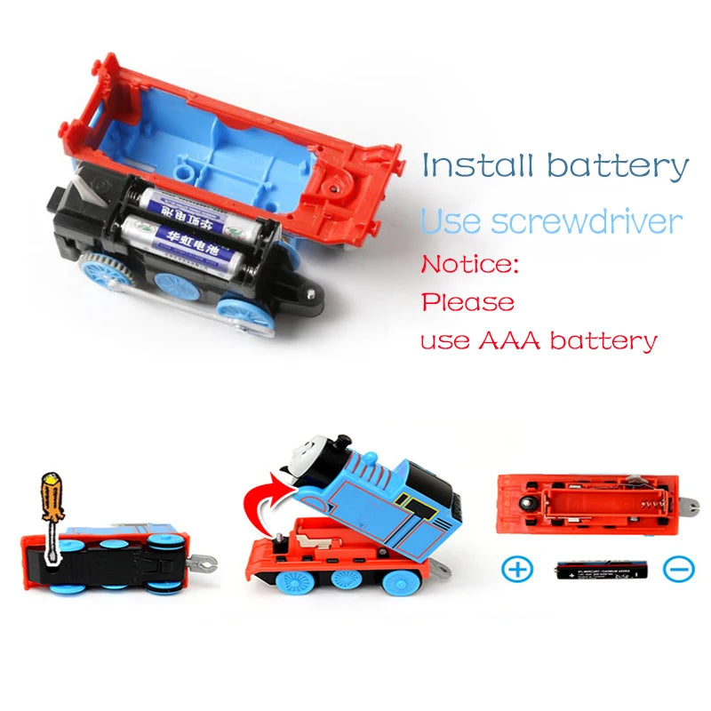 Original Electronal Thomas and Friends Electric Track Master 1:43 Trains Motor Metal Models Locomotive Toys Duck Percy James Nia