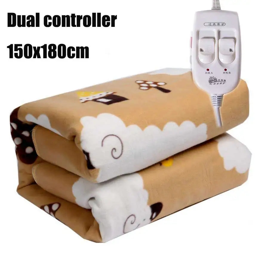 Warm Blanket Electric Heated Blanket 220V Electric Blanket Double Manta Electrica Heating Blanket Carpets Heated Mat