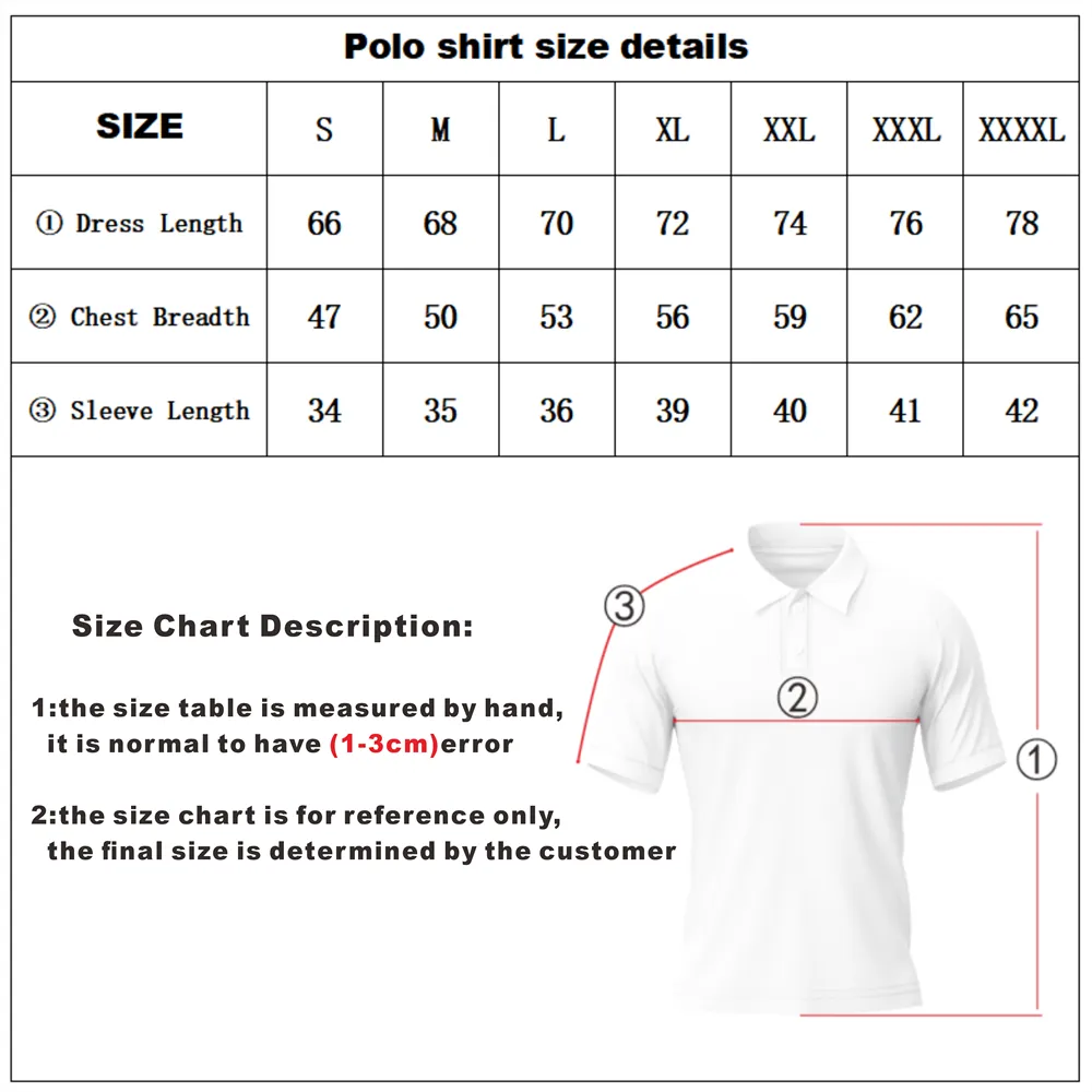 Polo Shirts Men T-shirt Printed Golf Wear Tennis Polo Shirts Fashion Casual Breathable Short Sleeves Jersey Tops Sports Clothing