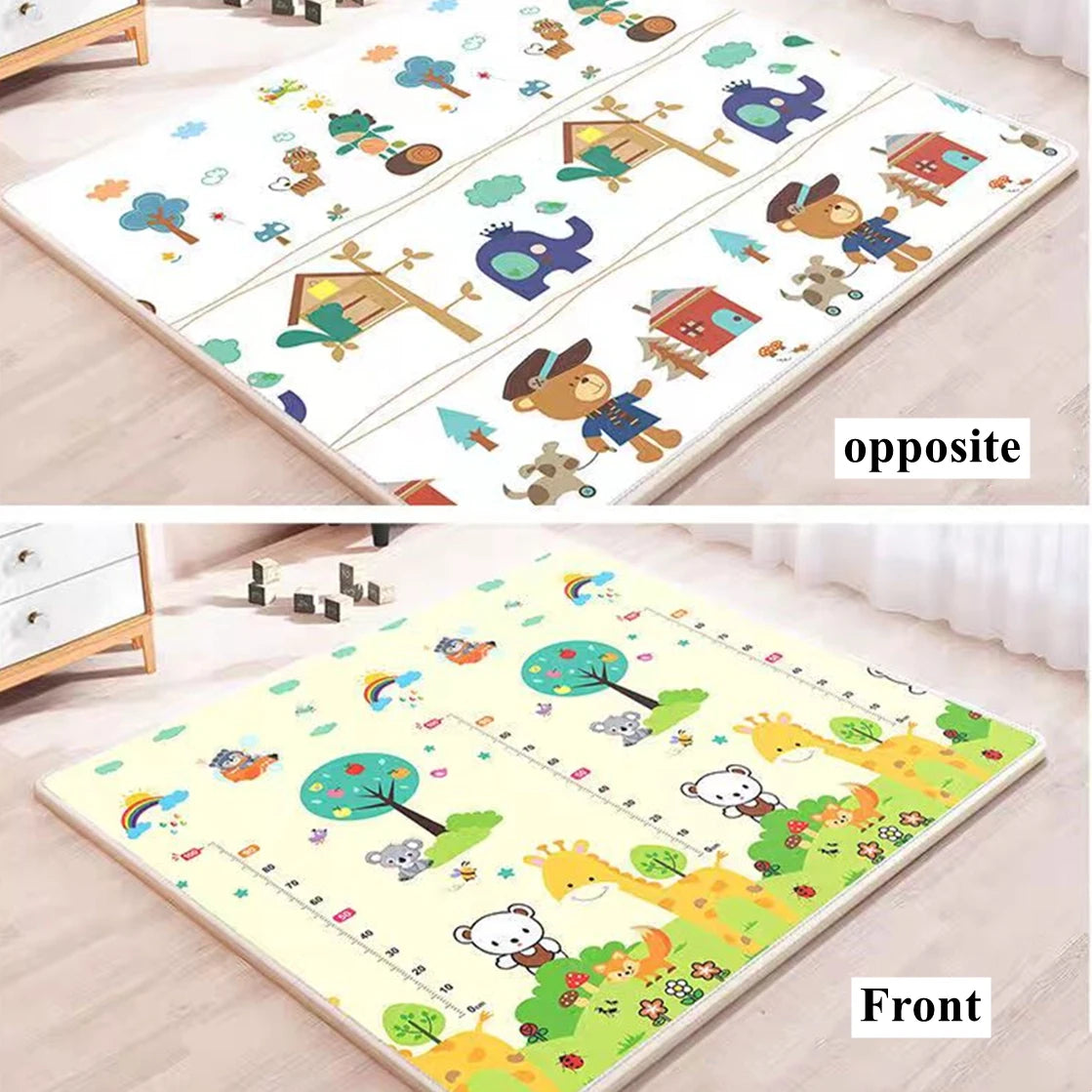Folding Mat Carpet Rug Playmat Crawling Play Mats 200x180/180x150/180x120cm Play Mat for Children's Thick Safety Mat Friendly
