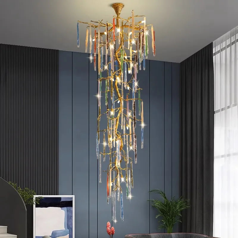 Nordic Home Decor Dining Room Pendant Lamp Lights Indoor Lighting Crystal Lamp Hanging Light Chandelier Lamps For Living Room